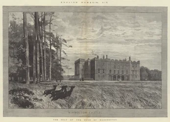 Kimbolton Castle, der Sitz des Herzogs von Manchester